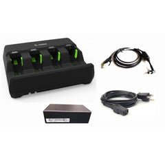 KIT BASE DI RICARICA A 4 SLOT PER BATTERIE PER DS3600/LI3600 INCLUDE ALIMENTATORE, DC LINE CORD