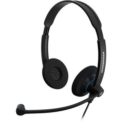 SC 60 Cuffia Microfonica Multimediale Biaurale USB per Skype for Business, Noice Cancelling