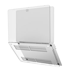 SHIELDAIR13M2 - Custodia rigida trasparente compatibile con MacBook Air 13" M2