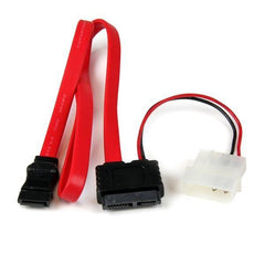 Adattatore cavo slimline SATA a SATA alimentazione LP4 90 cm