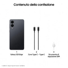 GALAXY S25 EDGE 12GB+256GB TITANIUM JETBLACK