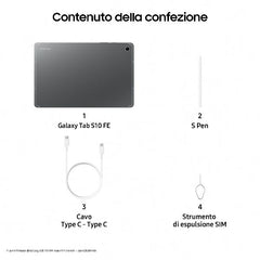GALAXY TAB S10 FE 12+256GB GRAY