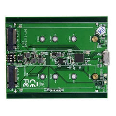 Box Esterno USB 3.1 a 2 Slot M.2 NGFF SATA - RAID