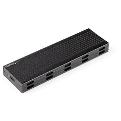 Enclosure USB-C a M.2 NVMe o M.2 SATA SSD 10Gbps - Case esterno portatile M.2 PCIe/SATA NGFF SSD in alluminio - Box esterno per SDD - Cavi host USB Type-C e USB-A - Supporta 2230/2