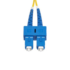 Cavo in fibra ottica duplex monomodale OS2 da SC a SC (UPC) da 5m, 9/125µm, 40G/100G, Insensibile alla piegatura, Bassa perdita di inserzione, Cavo patch in fibra LSZH