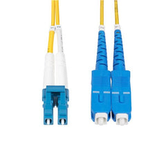 Cavo in fibra ottica duplex monomodale OS2 da LC a SC (UPC) da 10 m