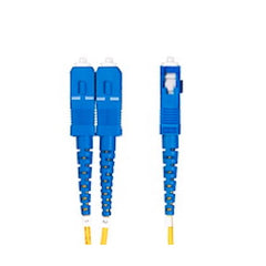 Cavo in fibra ottica duplex monomodale OS2 da LC a SC (UPC) da 15 m