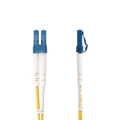 Cavo in fibra ottica duplex monomodale OS2 da LC a SC (UPC) da 5 m, 9/125µm, 100G, Insensibile alla piegatura, Bassa perdita di inserzione, Cavo patch in fibra LSZH