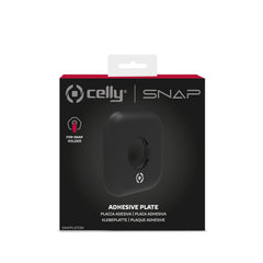 SNAPPLATE - Placca universale modulare con foro filettato per aggancio smartphone, adesivo 3M, spessore 0.4 cm, universale per smartphone, per aggancio prodotti collezione SNAP
