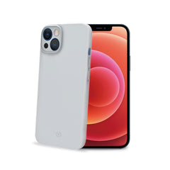 SPACE - Cover morbida super sottile in TPU colore bianco compatibile con Apple iPhone 14
