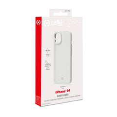 SPACE - Cover morbida super sottile in TPU colore bianco compatibile con Apple iPhone 14