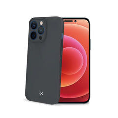 SPACE - Cover morbida super sottile in TPU colore nero compatibile con Apple iPhone 14 Pro