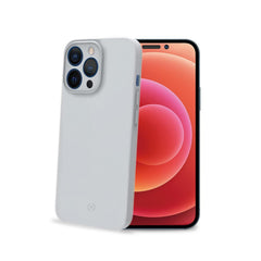 SPACE - Cover morbida super sottile in TPU colore bianco compatibile con Apple iPhone 14 Pro