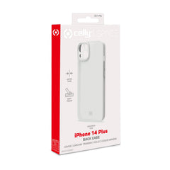 SPACE - Cover morbida super sottile in TPU colore bianco compatibile con Apple iPhone 14 Plus