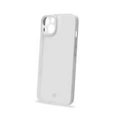 SPACE - Cover morbida super sottile in TPU colore bianco compatibile con Apple iPhone 14 Plus