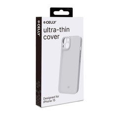SPACE - Cover morbida super sottile in TPU colore bianco compatibile con Apple iPhone 15 [IPHONE 15 CASES]