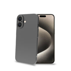 SPACE - Cover morbida super sottile in TPU colore nero compatibile con Apple iPhone 16 [IPHONE 16 CASES]