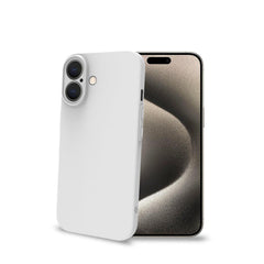 SPACE - Cover morbida super sottile in TPU colore bianco compatibile con Apple iPhone 16 [IPHONE 16 CASES]