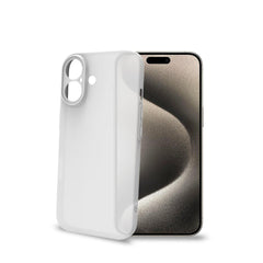 SPACE - Cover morbida super sottile in TPU colore bianco compatibile con Apple iPhone 16 [IPHONE 16 CASES]
