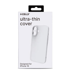 SPACE - Cover morbida super sottile in TPU colore bianco compatibile con Apple iPhone 16 [IPHONE 16 CASES]