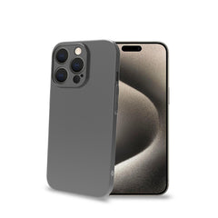 SPACE - Cover morbida super sottile in TPU colore nero compatibile con Apple iPhone 16 Pro [IPHONE 16 CASES]