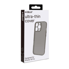 SPACE - Cover morbida super sottile in TPU colore nero compatibile con Apple iPhone 16 Pro [IPHONE 16 CASES]