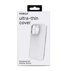 SPACE - Cover morbida super sottile in TPU colore bianco compatibile con Apple iPhone 16 Pro [IPHONE 16 CASES]