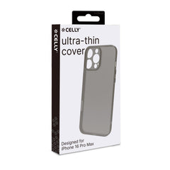 SPACE - Cover morbida super sottile in TPU colore nero compatibile con Apple iPhone 16 Pro Max [IPHONE 16 CASES]