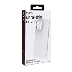 SPACE - Cover morbida super sottile in TPU colore bianco compatibile con Apple iPhone 16 Pro Max [IPHONE 16 CASES]
