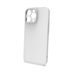 SPACE - Cover morbida super sottile in TPU colore bianco compatibile con Apple iPhone 16 Pro Max [IPHONE 16 CASES]