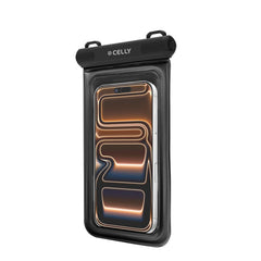 SPLASHBAGFL - Custodia impermeabile galleggiante per smartphone fino a 7.2", design trasparente, chiusura ermetica, laccio da collo integrato