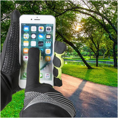 SPORTGLOVE - Guanti touch utilizzo sportivo, materiale tecnico, permette utilizzo sui touch display