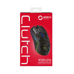 SPARCO - Mouse wireless, design ergonomico, click silenzioso, luci RGB, adatto per il gaming CLUTCH [SPARCO COLLECTION]