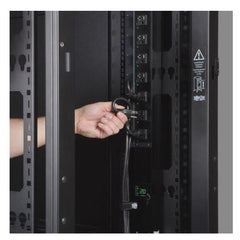 Tripplite 48U SmartRack Wide Standard-Depth Rack Enclosure Cabinet with doors & side panels - SR48UBWD