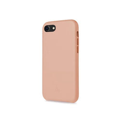 SUPERIOR - Cover in pelle sintetica con copertura tasti in alluminio colorato, colore rosa compatibile con Apple iPhone SE 2020/ iPhone 8/ iPhone 7