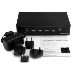 Switch KVM a 4 Porte DP + USB 3.0