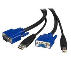 Cavo Switch KVM per USB e VGA da 1,8m