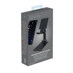 SWMAGICDESK - Supporto da scrivania universale, compatibile con smartphone, struttura richiudibile, braccio estendibile fino a 7" [SMART WORKING]
