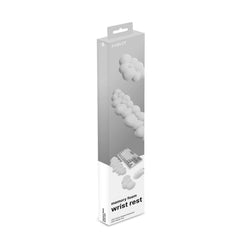 SWWRISTREST - Set Poggiapolsi per Scrivania, a forma di nuvola, ergonomico, design tridimensionale, garantisce la corretta postura del polso