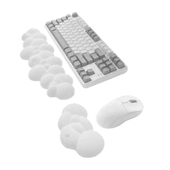 SWWRISTREST - Set Poggiapolsi per Scrivania, a forma di nuvola, ergonomico, design tridimensionale, garantisce la corretta postura del polso