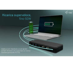 DOCKING THUNDERBOLT 4 - Doppio Monitor, 7x USB, 2.5 GLAN + PD 92 W