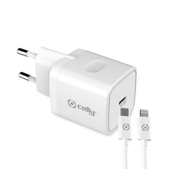 TC1C20WLIGHT - 20W Wall charger USB-C + USB-C to Lightning cable
