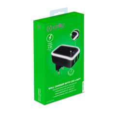 TC2USBLED - 12W 2 USB-A Wall Charger with Night Light [TURBO]