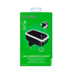 TC2USBLED - 12W 2 USB-A Wall Charger with Night Light [TURBO]