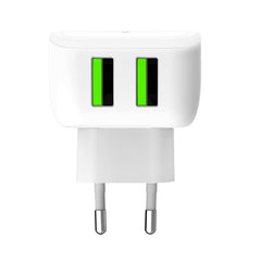 TC2USBLED - 12W 2 USB-A Wall Charger with Night Light [TURBO]