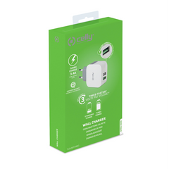 TC2USBTURBO - 17W 2 USB-A Wall Charger [TURBO]