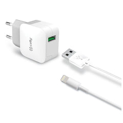 TCUSBLIGHT - 12W USB-A Wall Charger+USB-A to Lightning Cable [TURBO]
