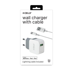 TCUSBLIGHT - 12W USB-A Wall Charger+USB-A to Lightning Cable [TURBO]