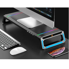 SUPPORTO PER MONITOR con HUB A 4 PORTE - GAMING