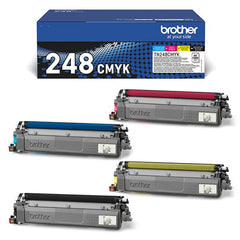 Multipack 4 Toner Nero, Ciano, Magenta, Giallo Brother TN248VAL
